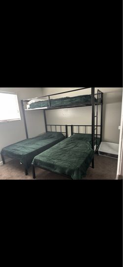Bunk bed with Mattresses for kids