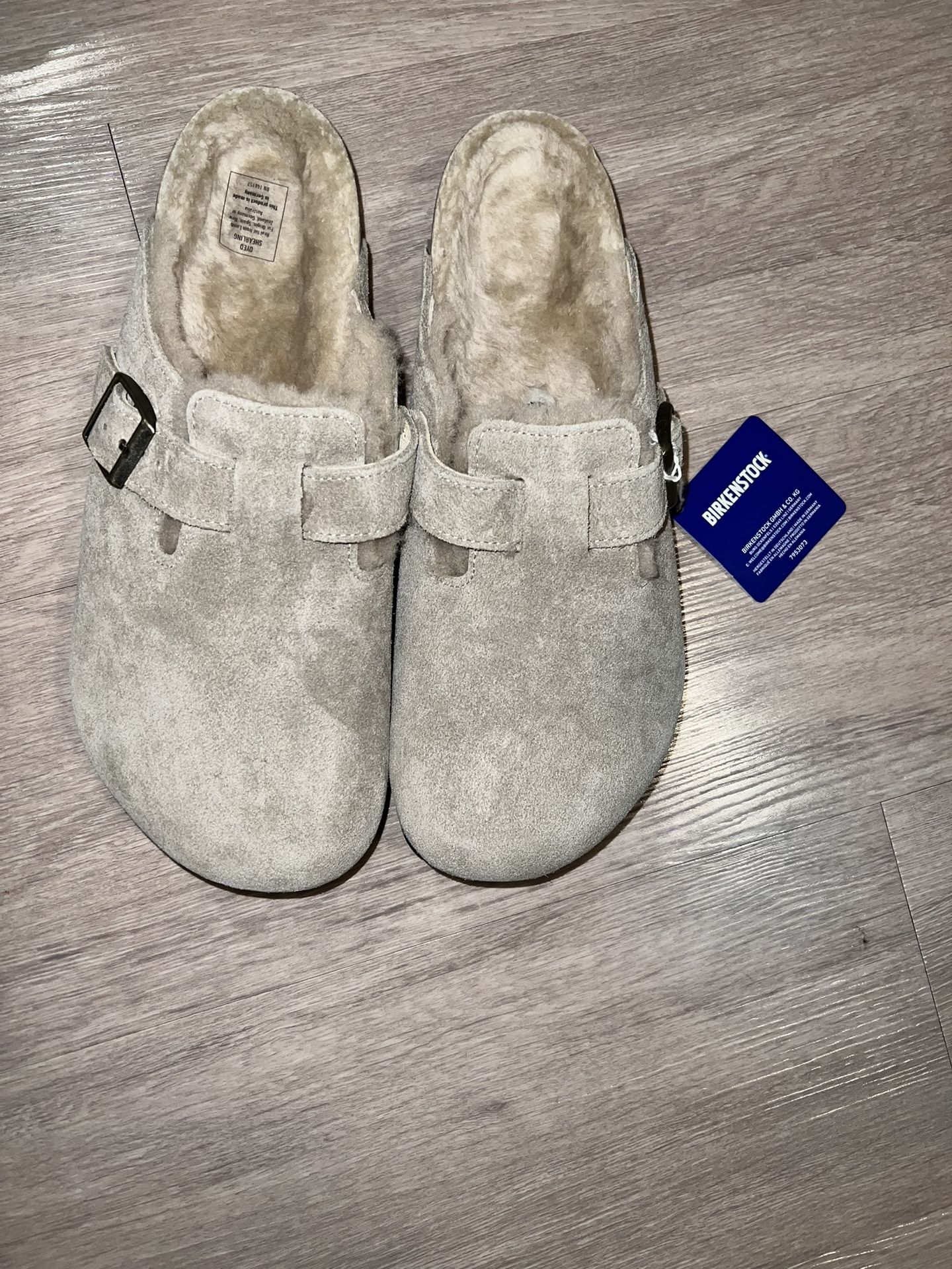 Birkenstock Boston Genuine Shearling Lined Clogs Mens Sz 43/10 Brand New