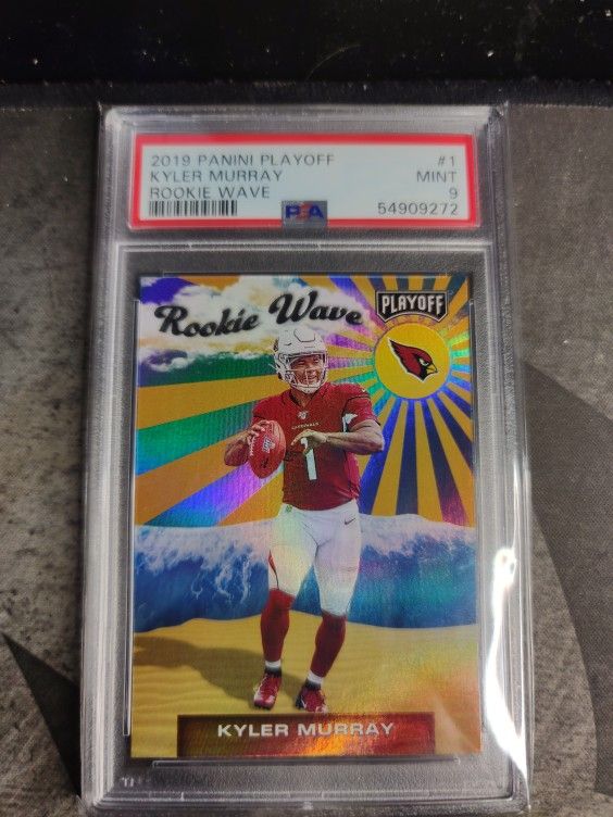 2019 Panini Playoff Kyler Murray PSA Rookie Wave RC Rookie Card