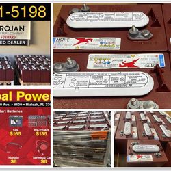 Nuevas baterías Trojan con garantía de 1 año para golf car de 6volt