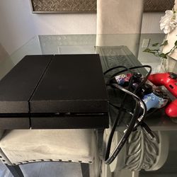 PS4 With Two Controllers 