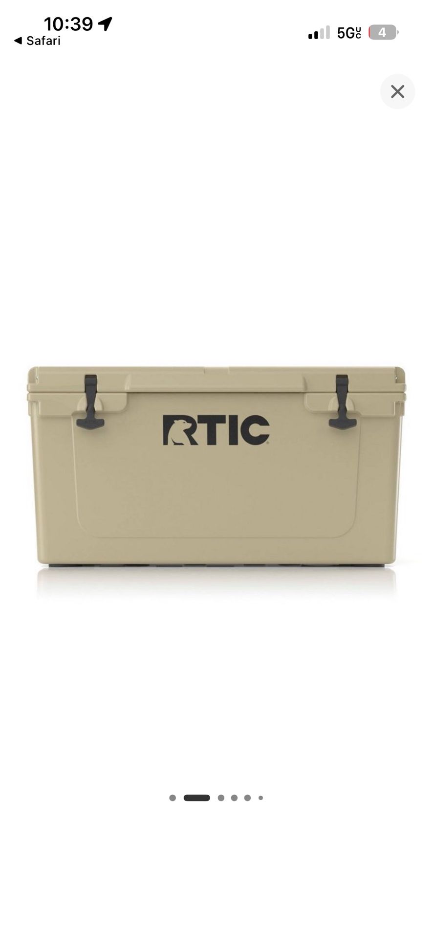 RTIC Ultra Tough 65qt Cooler