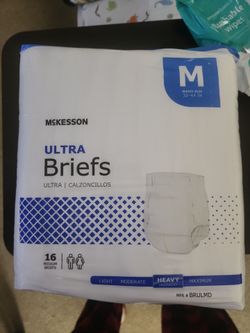 Mckesson depends adult briefs undergarments Medium heavy absorbence 16 count