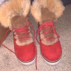Red Sutton Australia Boots Size 6-61/2 