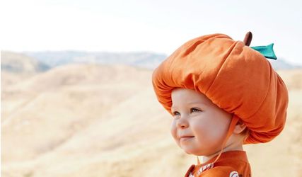 Halloween Pumpkin Hat for Baby