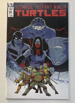 Teenage Mutant Ninja Turtles #91 Dialynas Cover A Variant IDW 2019 TMNT