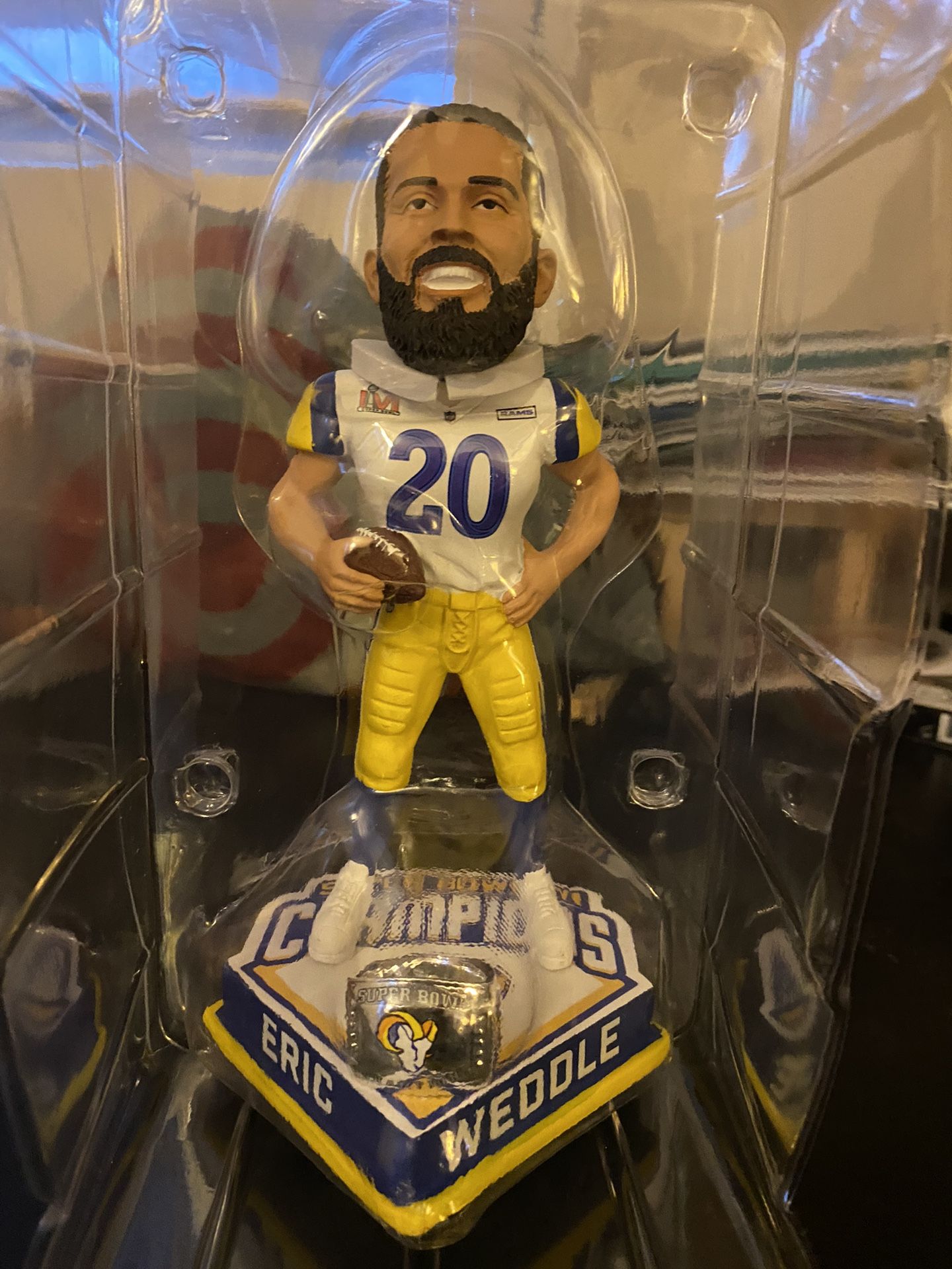 Los Angeles Rams Eric Weddle Championship Bobblehead