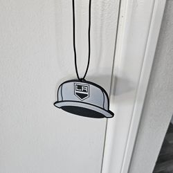 Los Angeles LA kings hat hanging sign