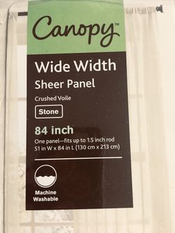 Canopy sheet panel