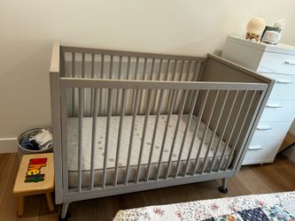 west elm x pbk Mid-Century Convertible Crib
