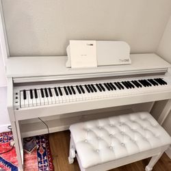 Smart Piano With A Chair 