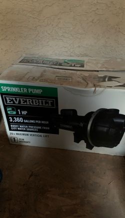 Sprinkler pump