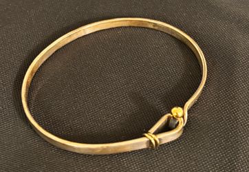 Hook and Eye Bangle Bracelet