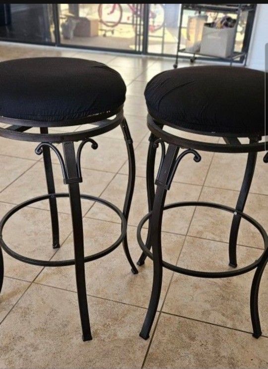 Black Bar Stools (2)