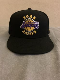 Born x raised lakers hat sales