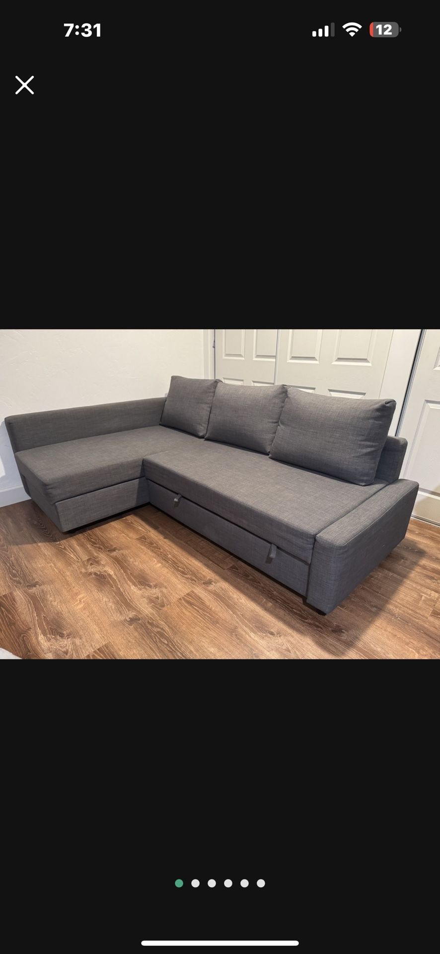 FRIHETEN Sleeper Couch Price Is Firm