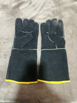Welders leather gloves