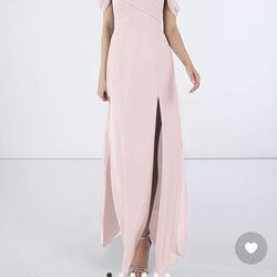 GORGEOUS Azazie Blushing Pink Dress 