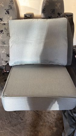 Light Blue Patio Cushion