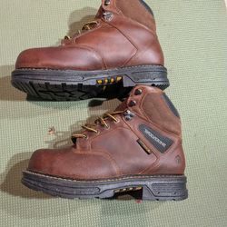 Wolverine Steel Toe Work Boots – 9.5 EW – ASTM F2413-18 EH