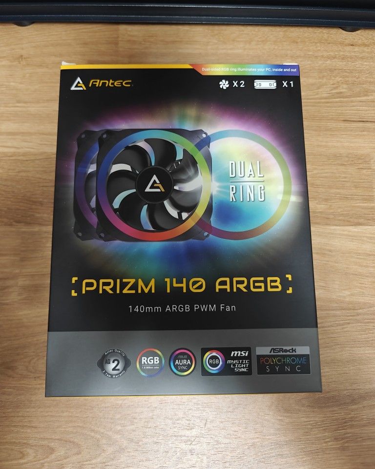 Brand New Antec 140mm RGB Fans For Gaming Desktop PC Computer Like Corsair Lian Li