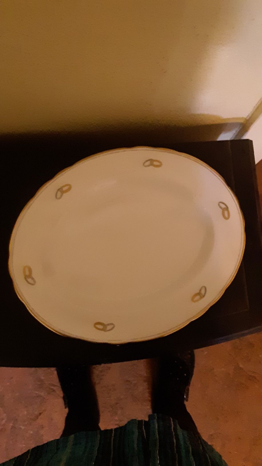 Tuscan bone china serving platter Wedlock design