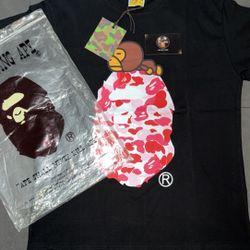 Pink Cameo Bape Shirt
