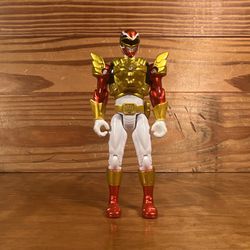 Power Rangers Megaforce Ultra Red Ranger Dragon Chest Action Figure 4.5 Inches