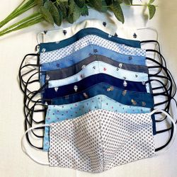 100% cotton face mask 2 for 10$ Pockets added for filters