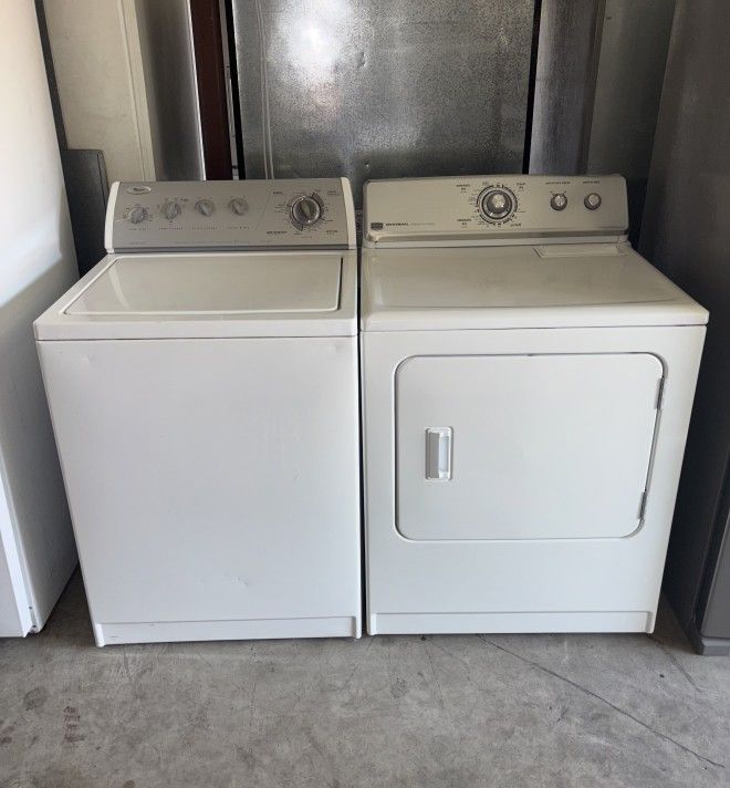 Whirlpool Washer And Maytag Electric Dryer