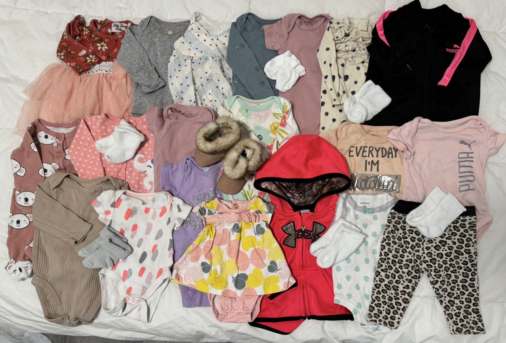 Baby girl clothes, size nb, 0-3months