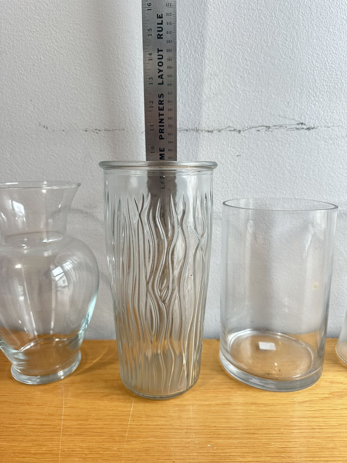 8 Flower Glass Vases