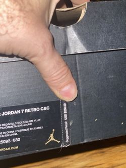 Jordan Retro 7 Cigar Size 8