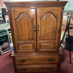 Vintage Sumter Cabinet Company Wooden Cabinet 