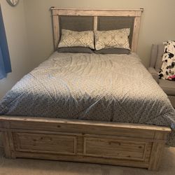 Queen Bed Frame With Drawers 