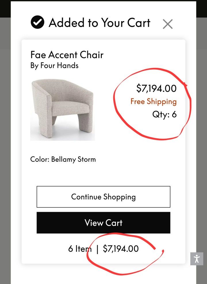 Four hands 
Fae Accent Chairs