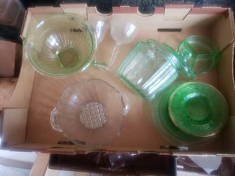 Green Depression Glss