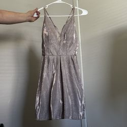 Rose gold dress 