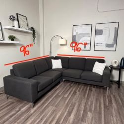 FREE DELIVERY Dark Gray Sectional Couch