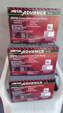 Nitrile Gloves XL – 3 whole Boxes