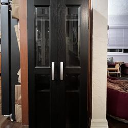Black Storage Cabinet 