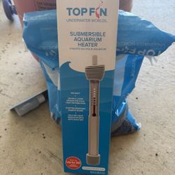 Aquarium Heater And Pebbles 