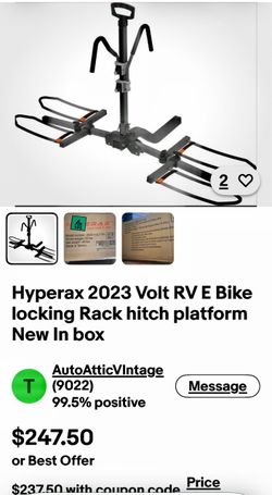 🚲🔥 HYPERAX VOLT2 E-BIKE RACK | BRAND NEW / UNASSEMBLED | FAT TIRE READY 👍👍