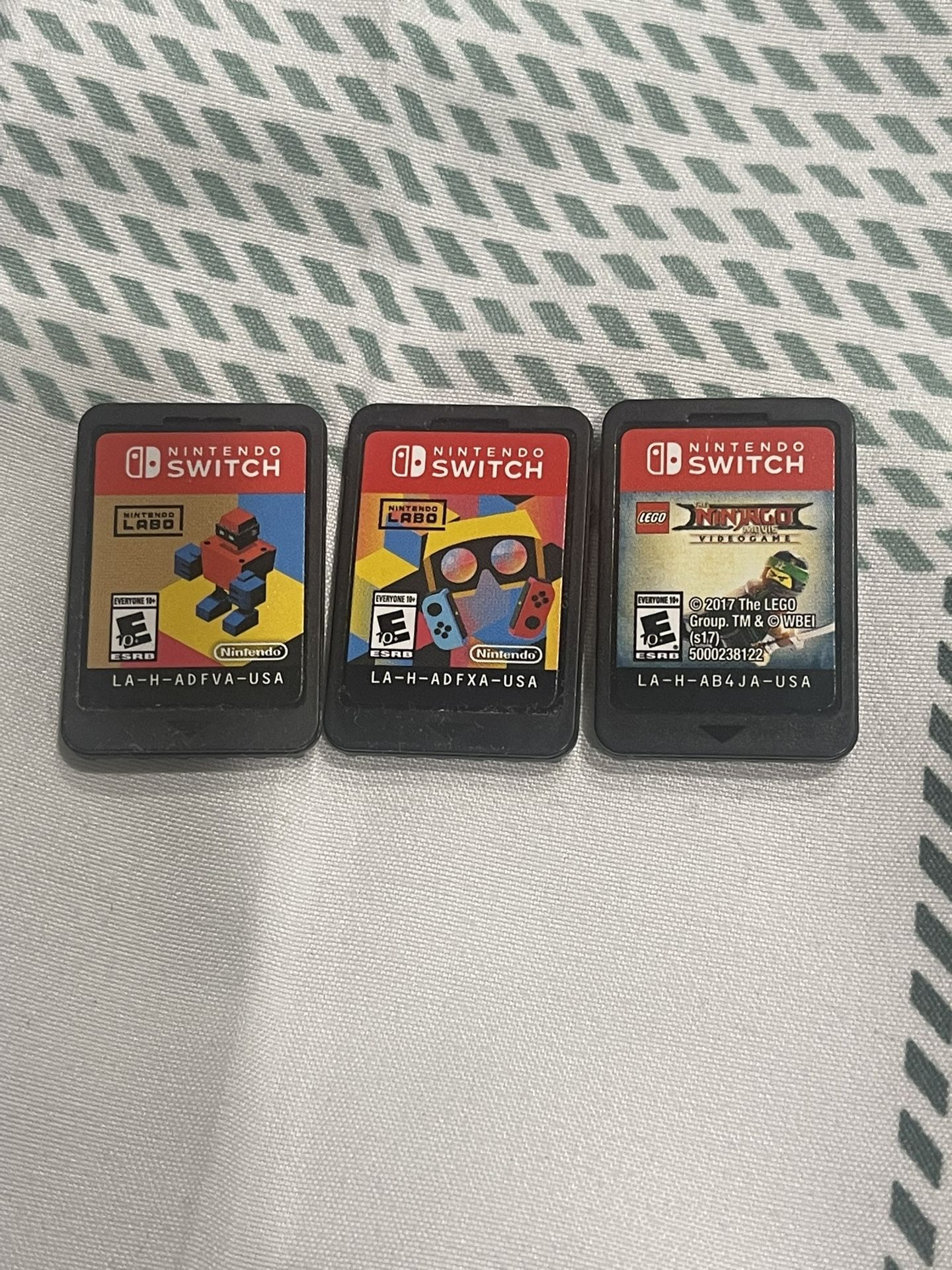 Nintendo Switch Games $20 Each Or $50 For All Three Of Them