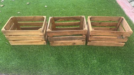 Wood crates