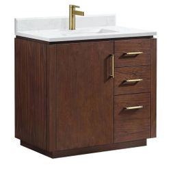 Miseno
San 36" Free Standing Single Basin Vanity Set with Cabinet and Composite Stone Vanity Top