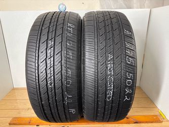 2 tires 275 50 22 Bridgestone alenza sport as high tread