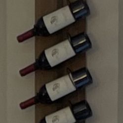 Wine Bottle Wall Rack