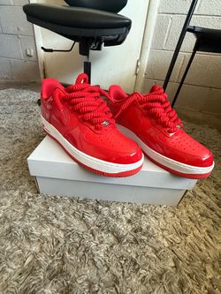 Nike Air Force 1 Low Red Patent Leather