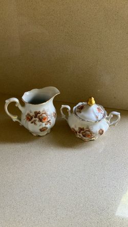 Mitterteich Bavaria Cream and Sugar Norway pattern